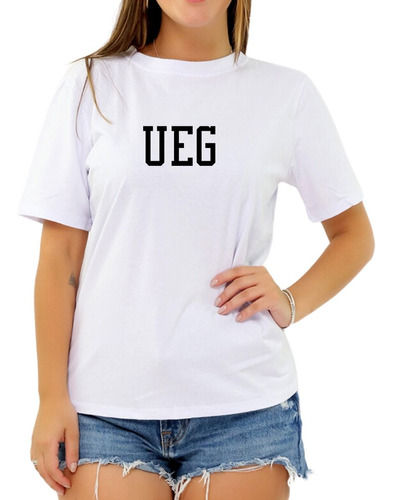 Miniatura: Camiseta Ueg Universidade Estadual De Goiás Feminina