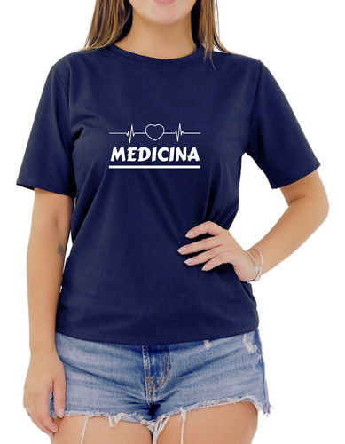 Miniatura: Camiseta Faculdade Medicina Médico Universidade Feminina