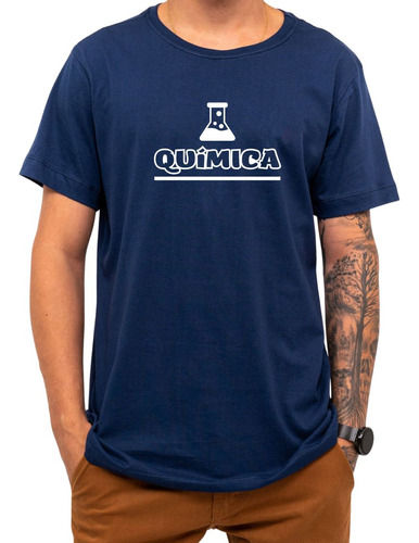 Miniatura: Camiseta Faculdade Química Curso Universidade 100% Algodão