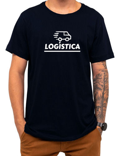 Camiseta Faculdade Logística Curso Universidade 100% Algodão