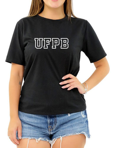 Camiseta Faculdade Ufpb Universidade Federal Pb Feminina
