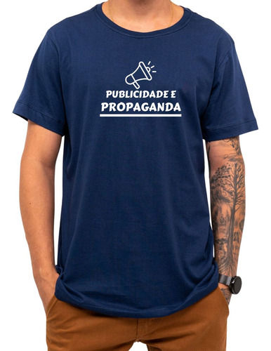 Miniatura: Camiseta Faculdade Publicidade E Propaganda Uni 100% Algodão
