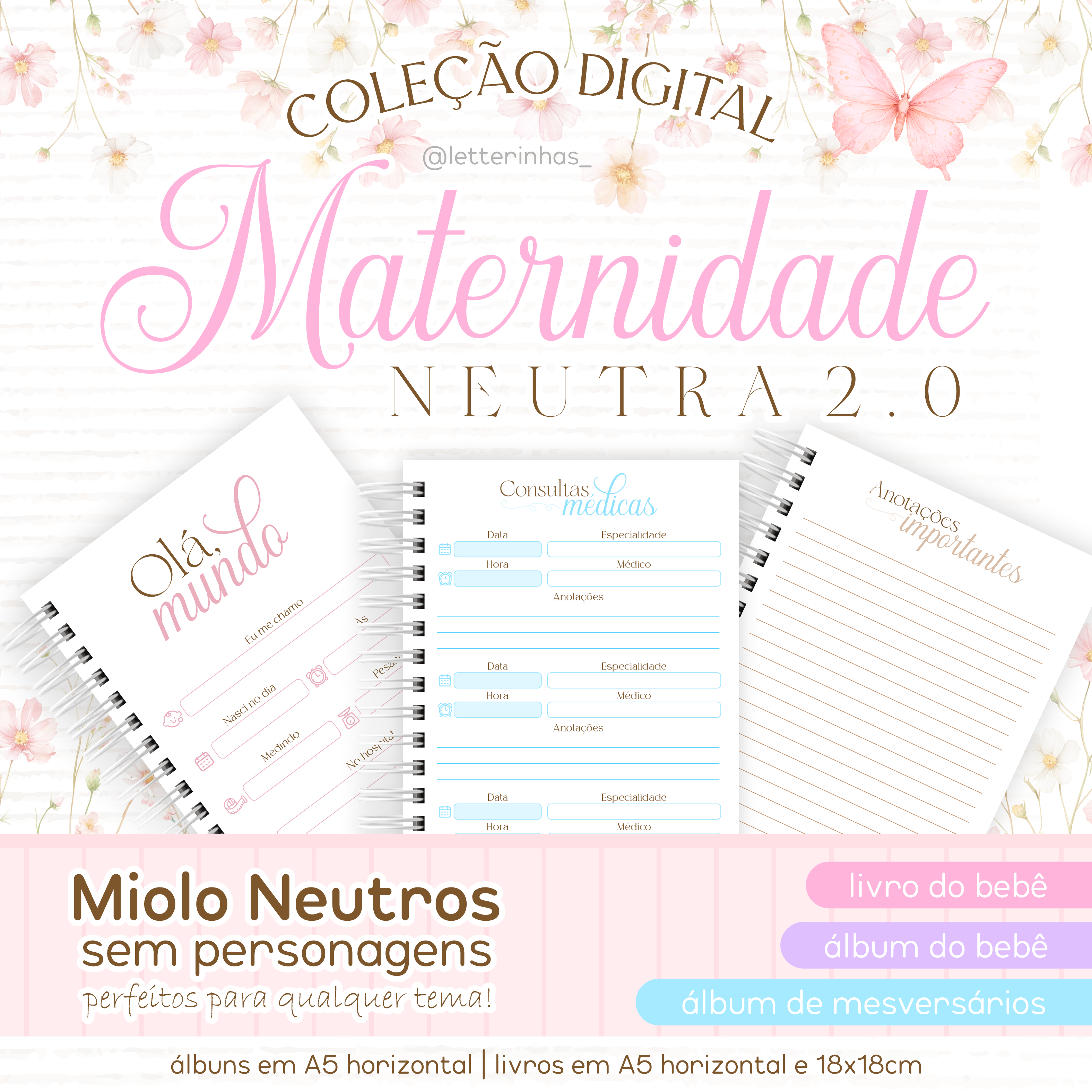 Coleção Digital Maternidade Neutra 2.0