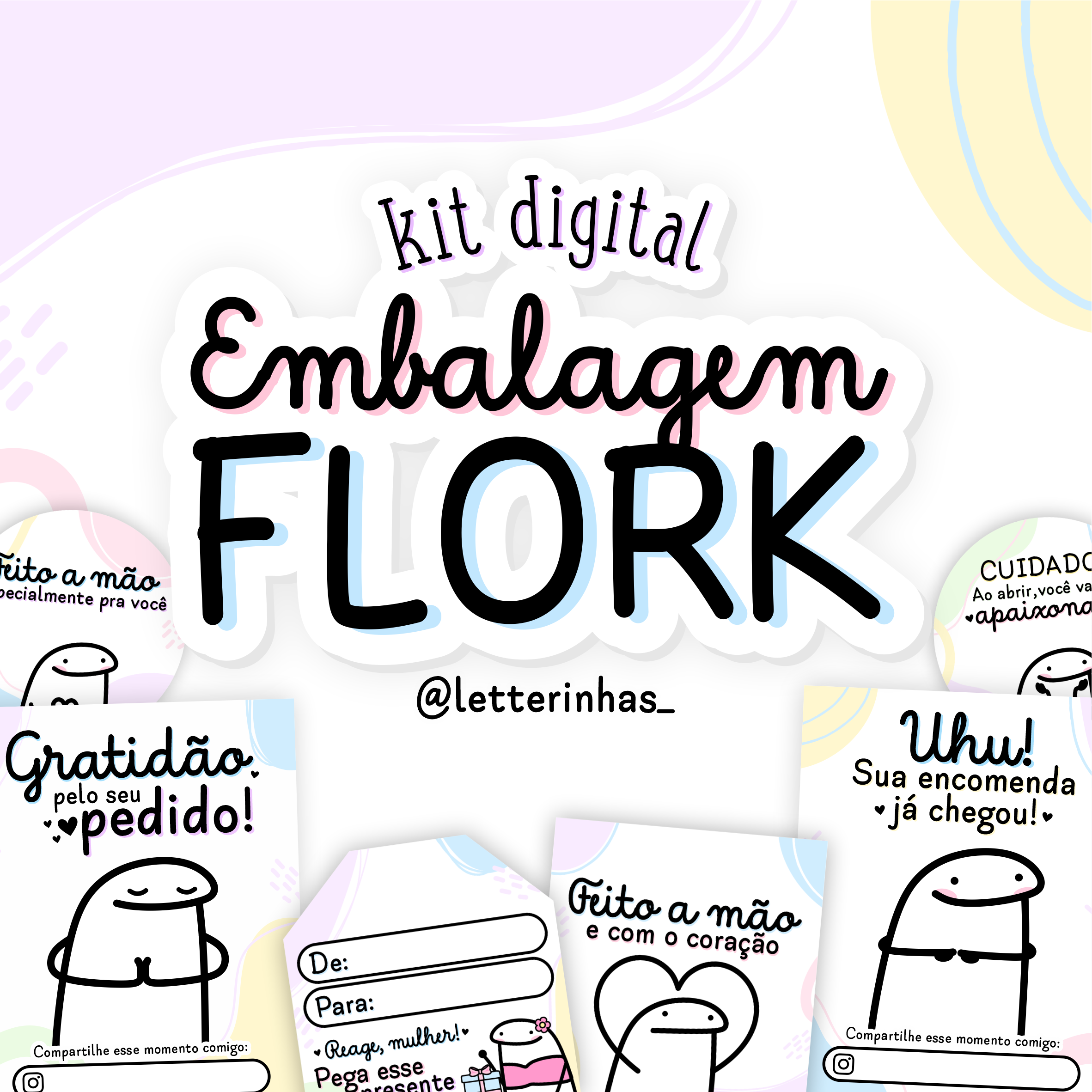 Kit Digital Embalagem Flork