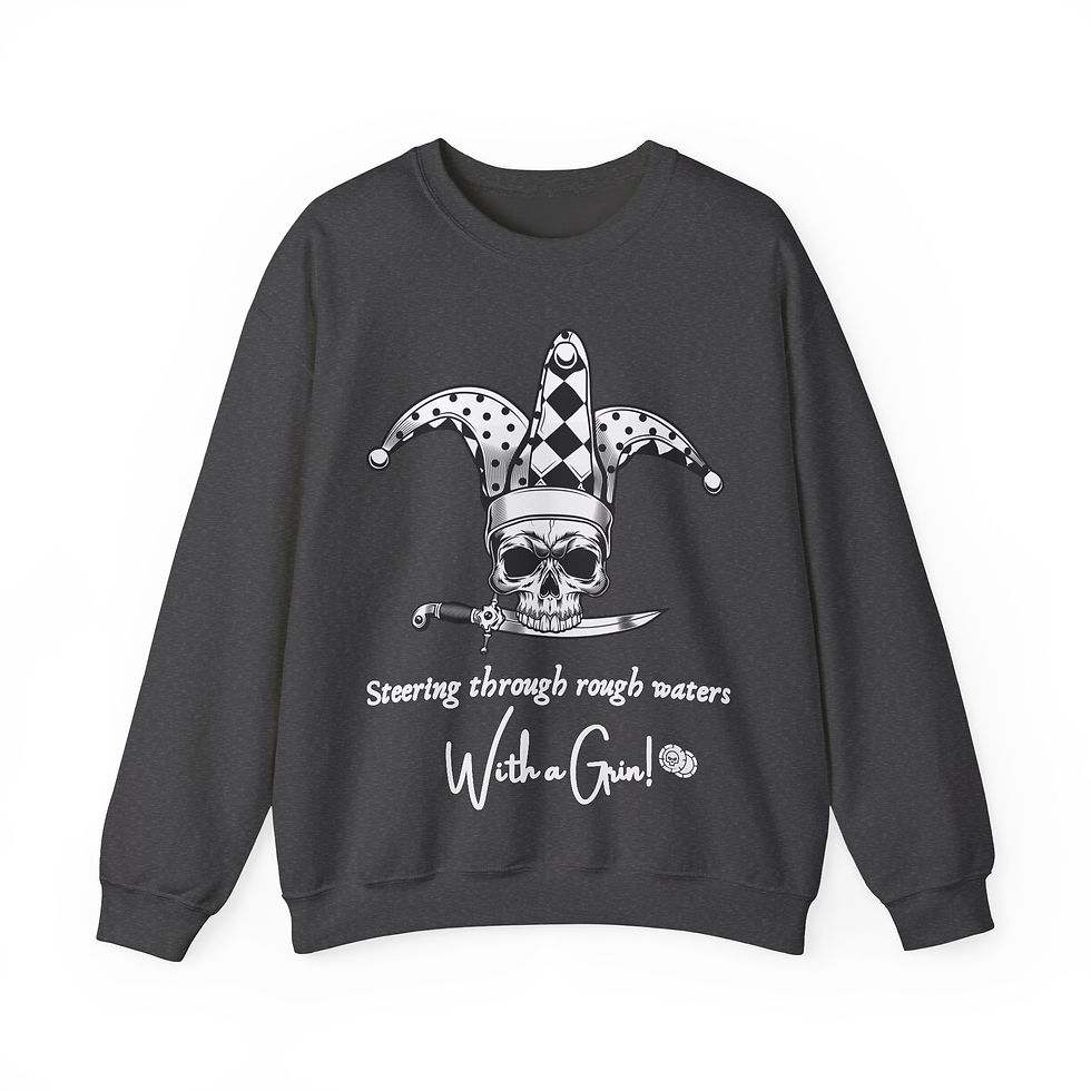 Thumbnail: The Captain's Grin - Heavy Blend™ Crewneck Sweatshirt.
