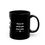 Thumbnail: Skull & Wisdom - 11oz Black Mug.