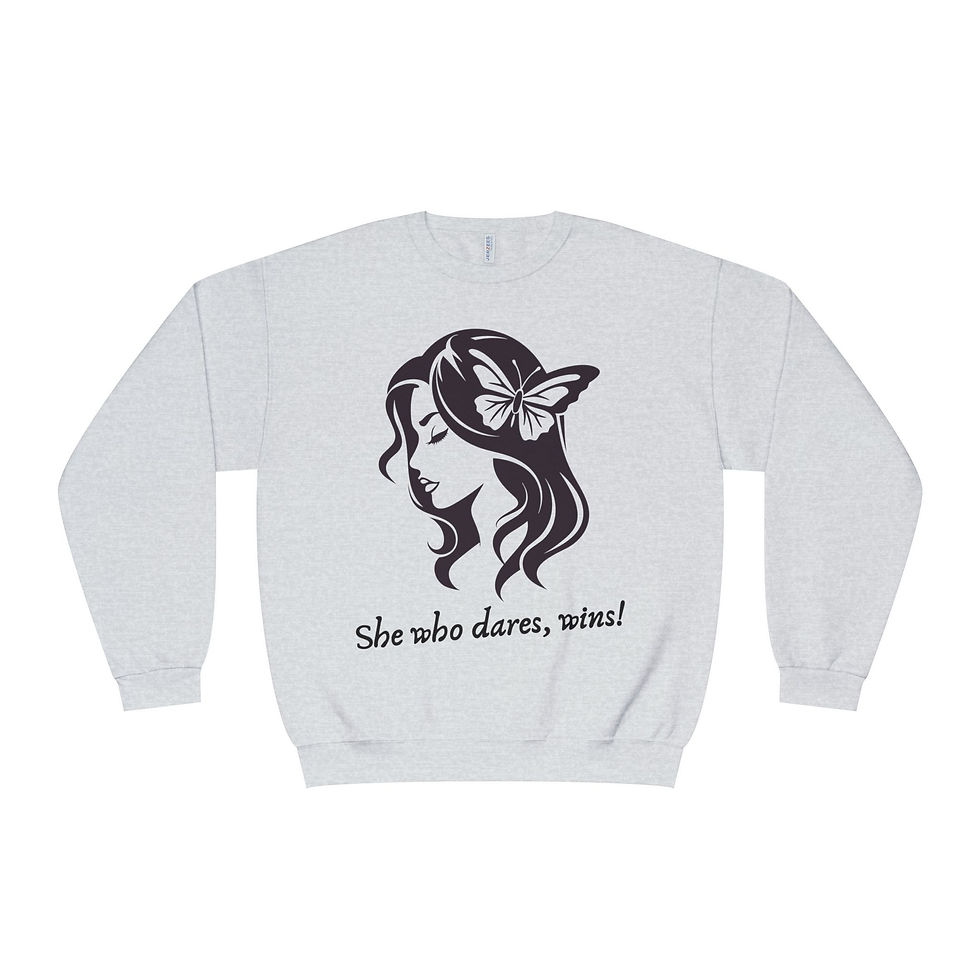 Thumbnail: She who Dares! - NuBlend® Crewneck Sweatshirt