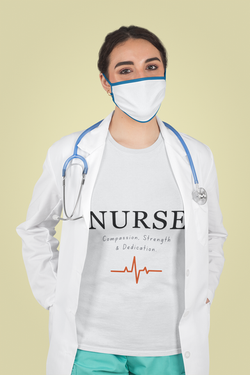 face-mask-and-t-shirt-mockup-featuring-a-female-physician-at-a-studio-m218