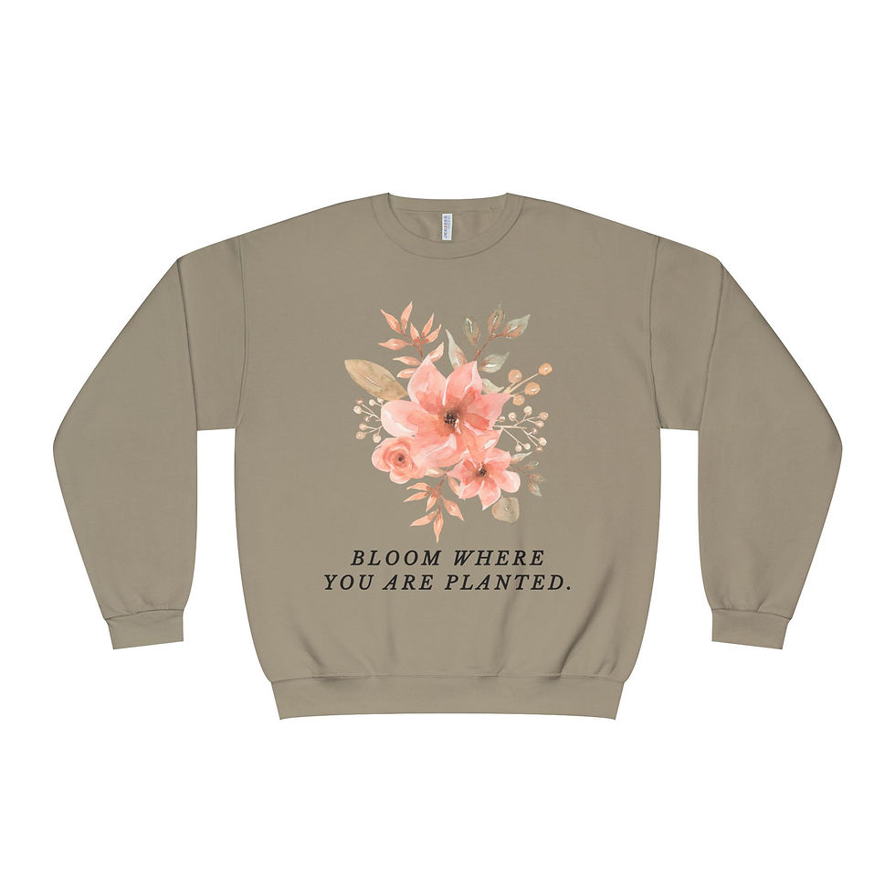 Thumbnail: Bloom Where you are Planted - NuBlend® Crewneck Sweatshirt