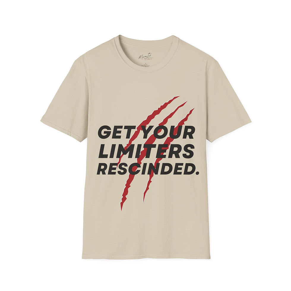 Thumbnail: Get Your Limiters Rescinded - Tee. 