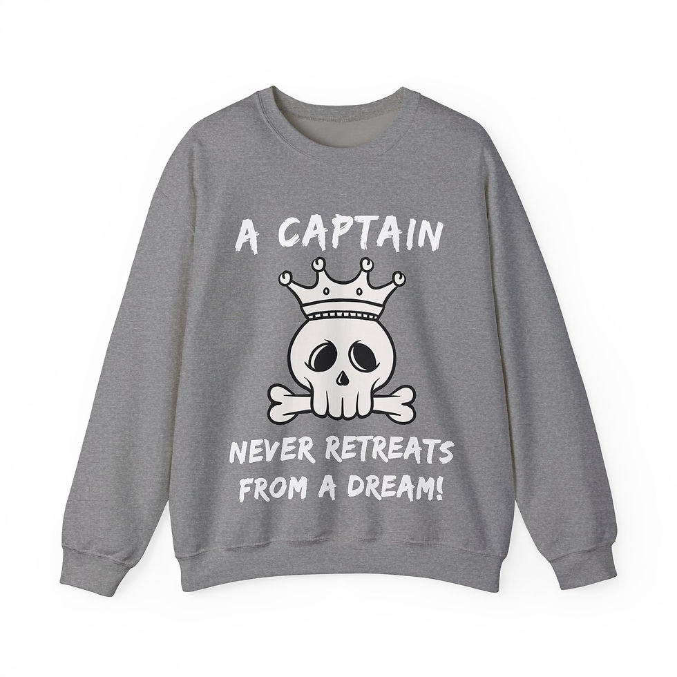 Thumbnail: A Captain's Resolve [ Edward Teach ] - Heavy Blend™ Crewneck Sweatshirt.