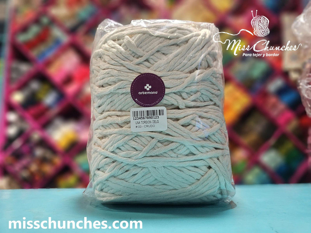 Macrame 1/2 Una Torsion 00 Crudo