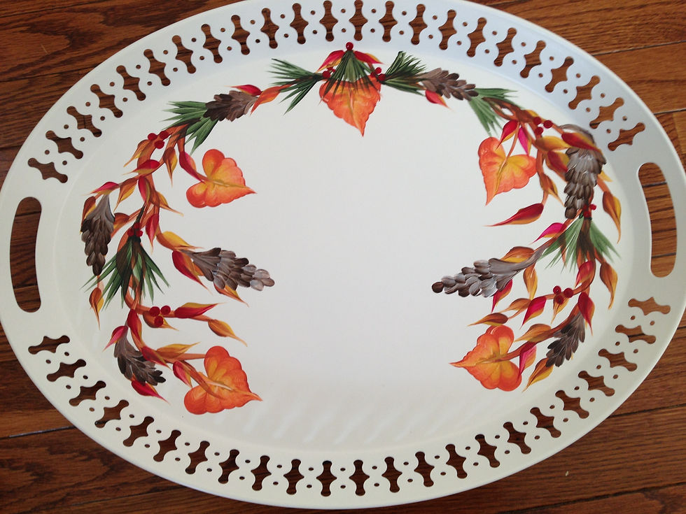 Thumbnail: Hand Painted Tray