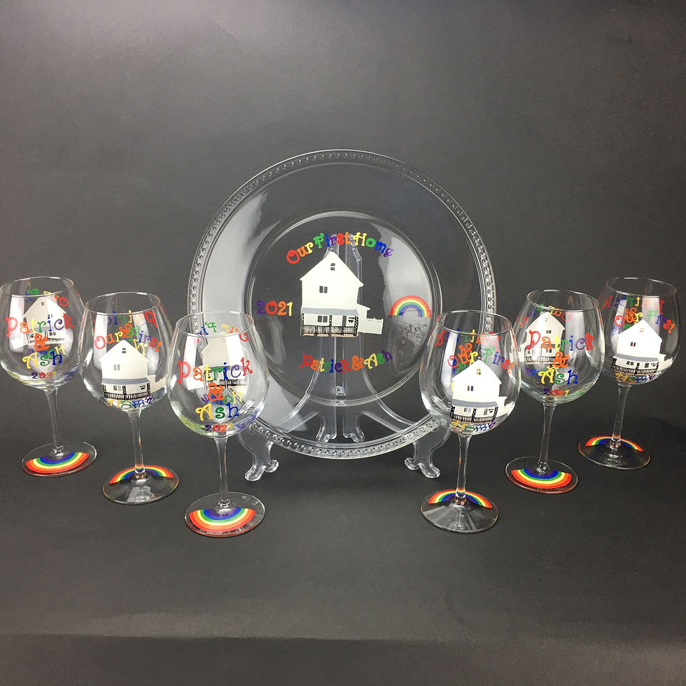 Thumbnail: Custom Our First Home Platter