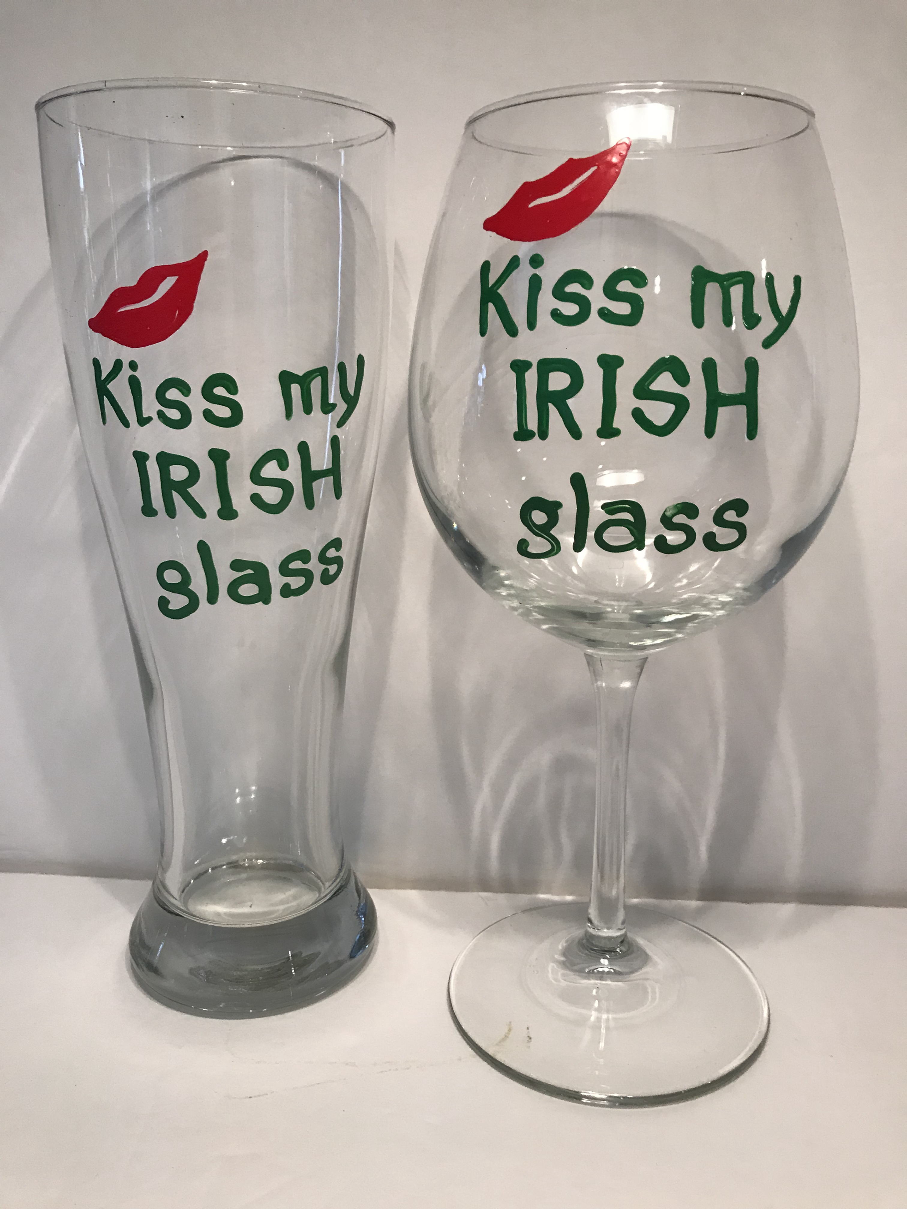 Kiss My Irish Glass