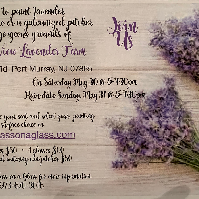 Painting Lavender at Orchard View Lavender Farm (1)