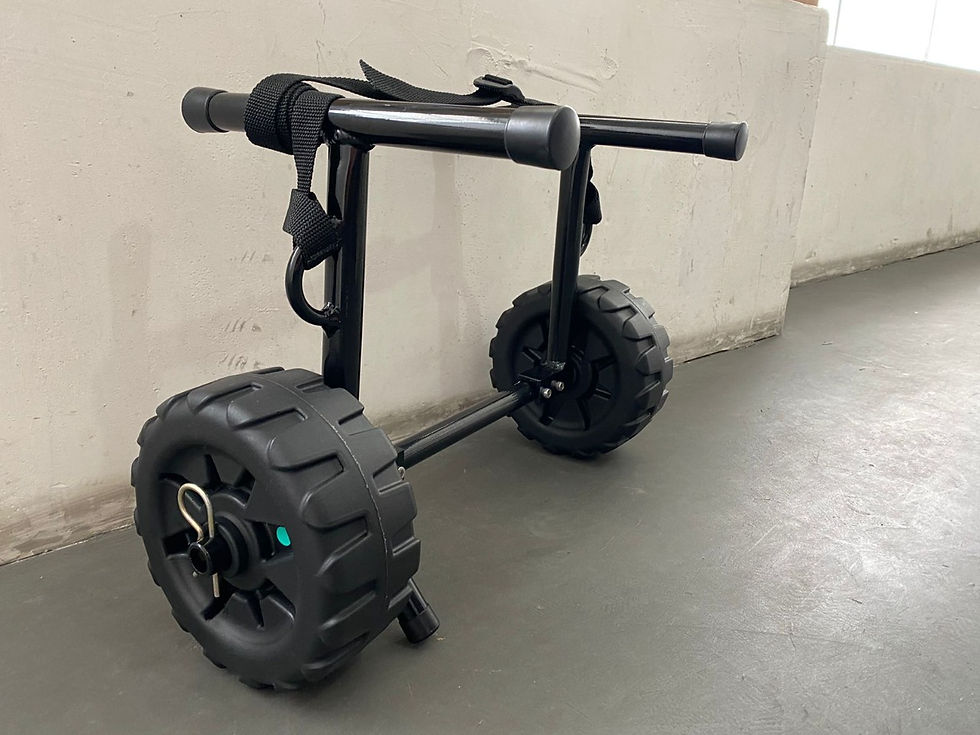 Carrinho de transporte para Caiaque Raptor.