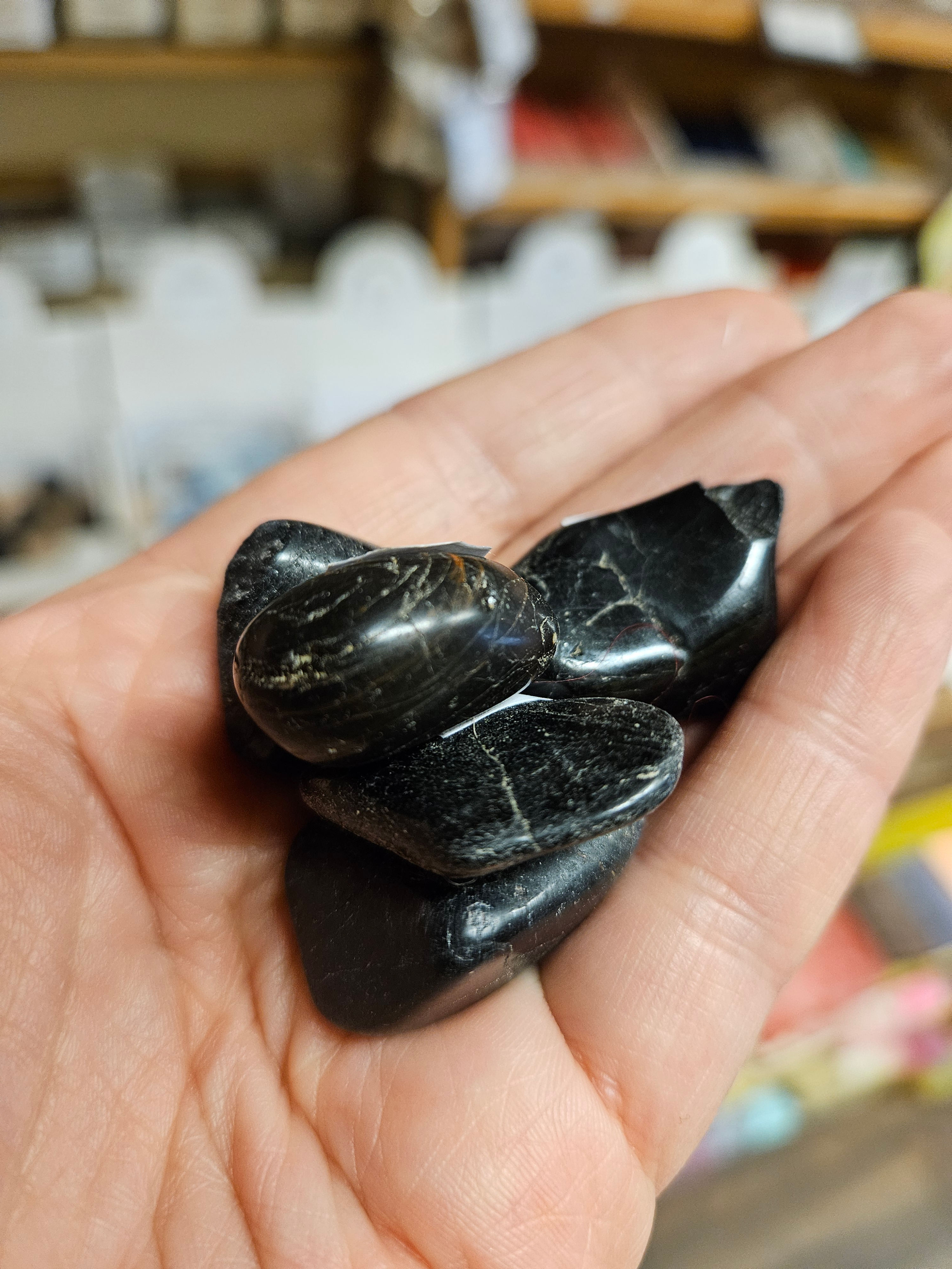 Black Tourmaline Tumbled