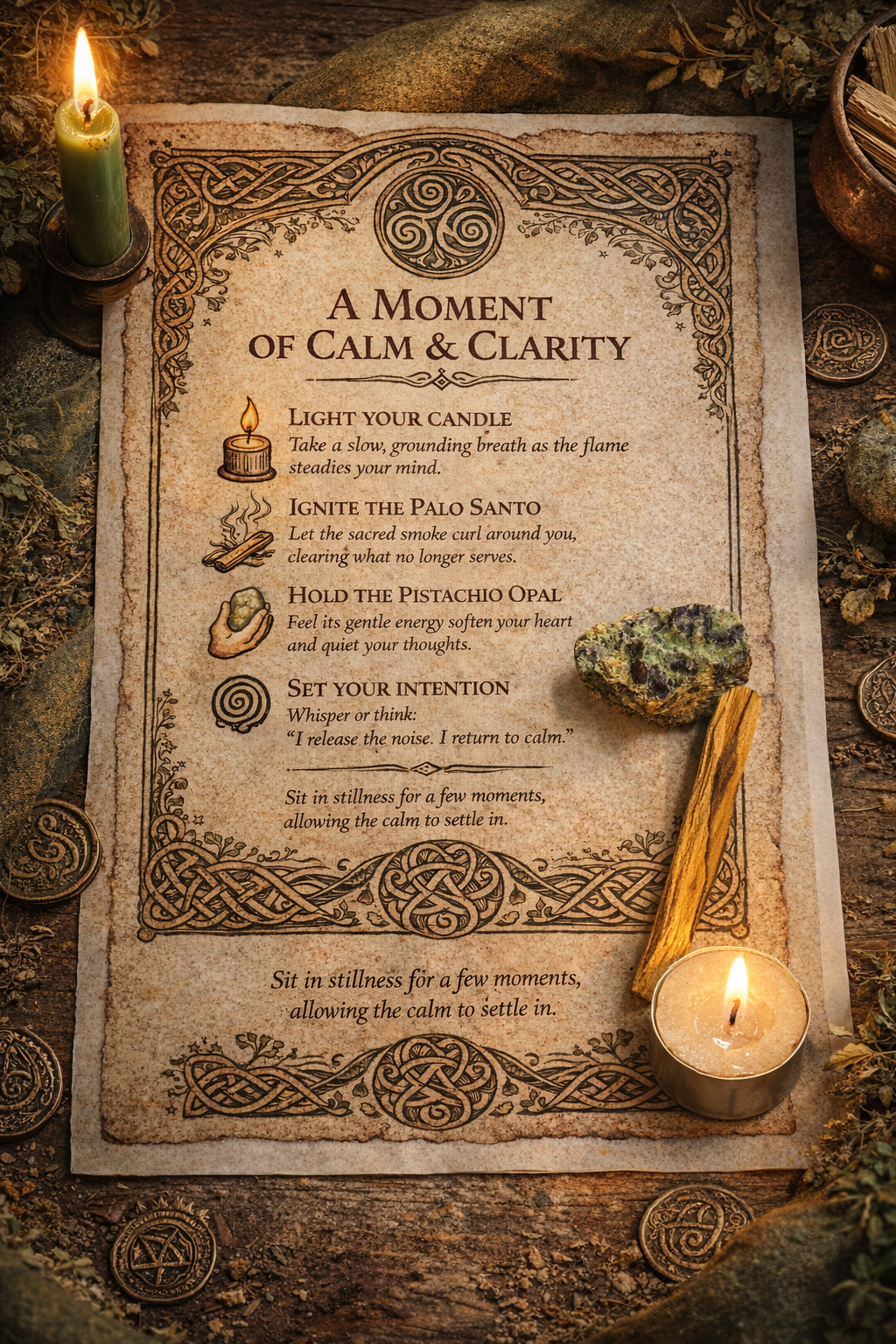 Calm and  clarity Spell