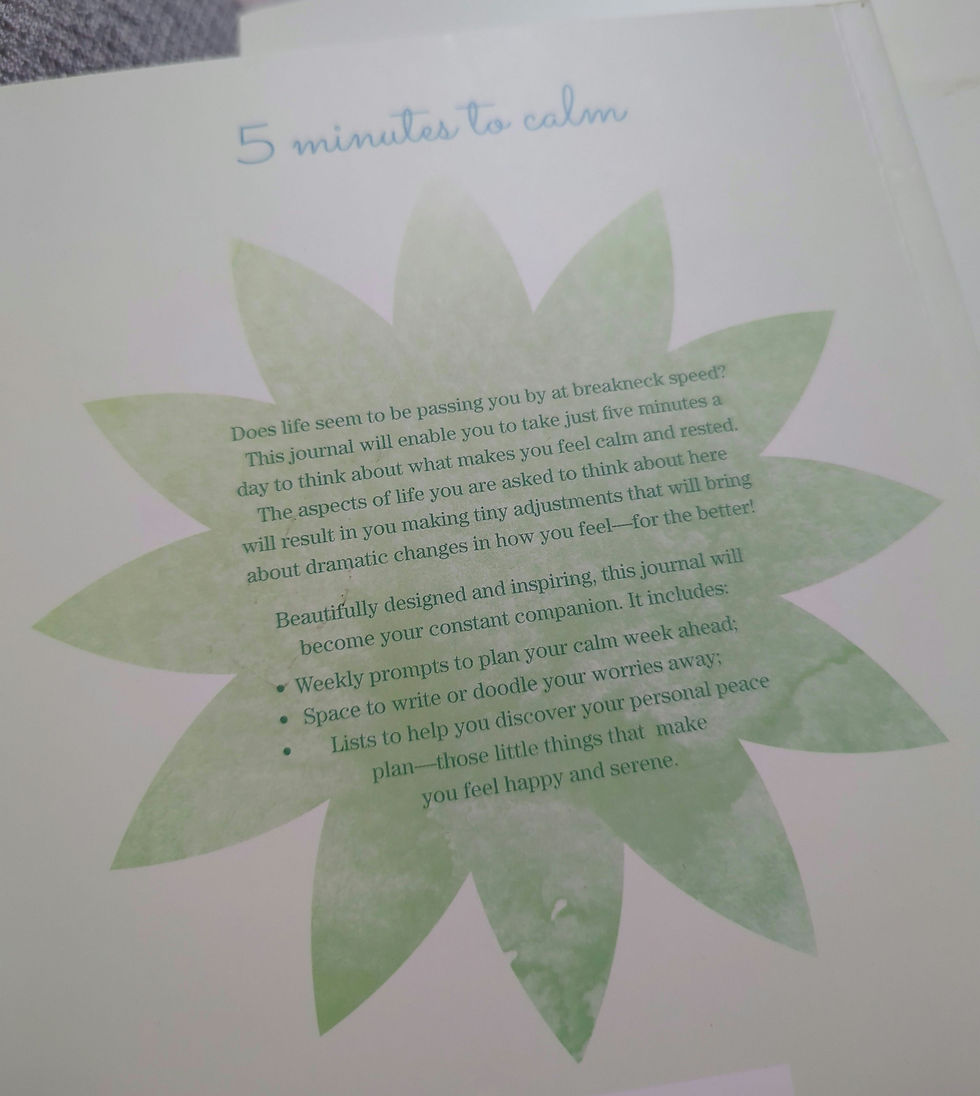 Thumbnail: 5 Minutes to Calm, create daily peace in 52 mindful and meditative ways