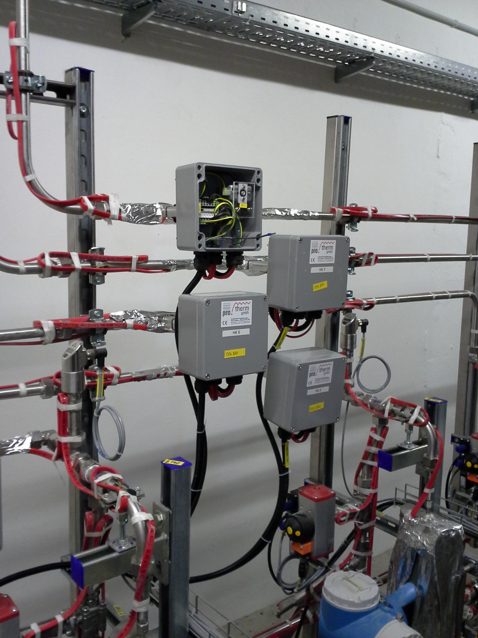 Pipe heat tracing – Pro Therm, 2015