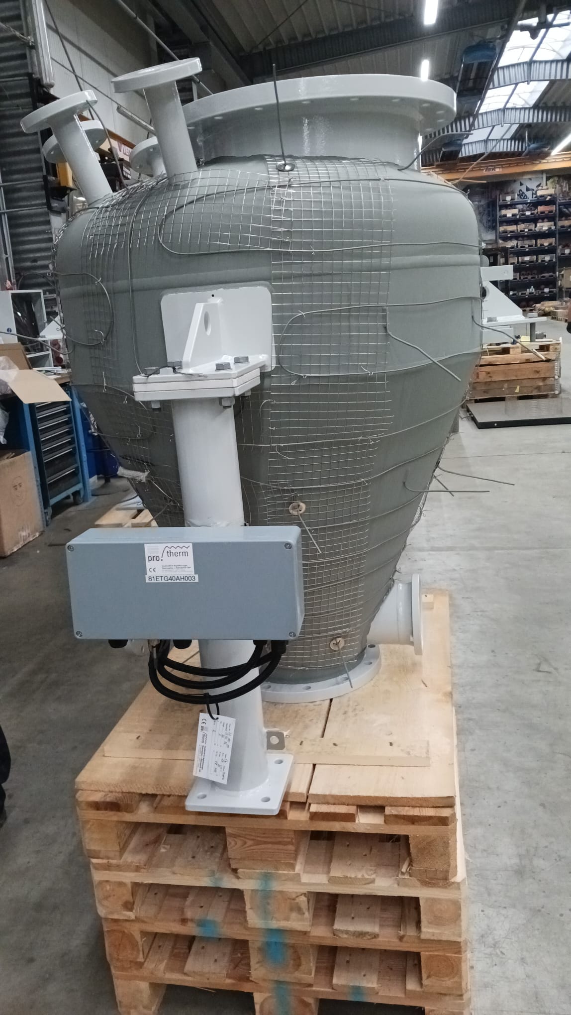 Heating for a conveying vessel – Pro Therm, 2023