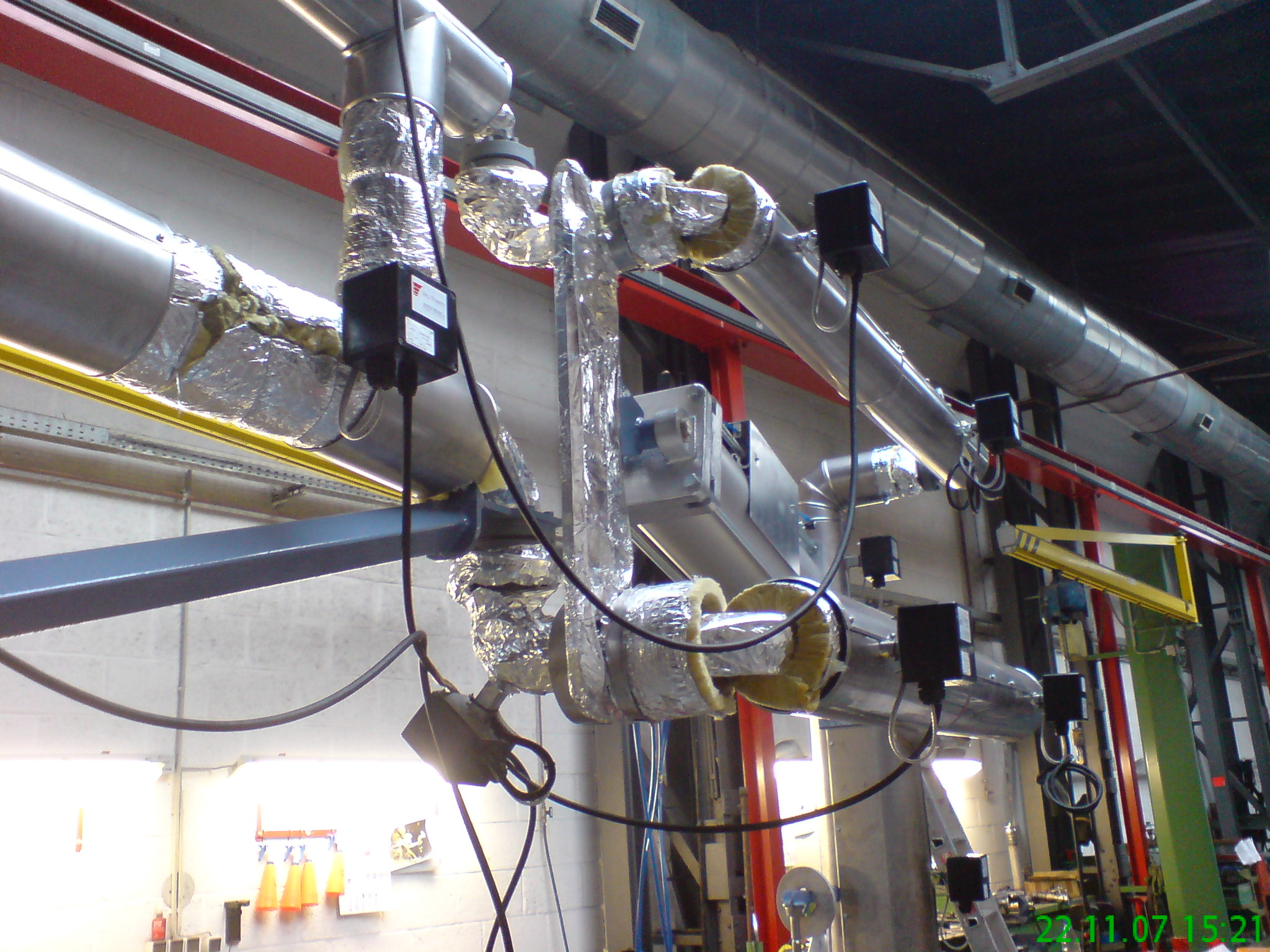 Heat tracing for a loading arm – Pro Therm, 2005
