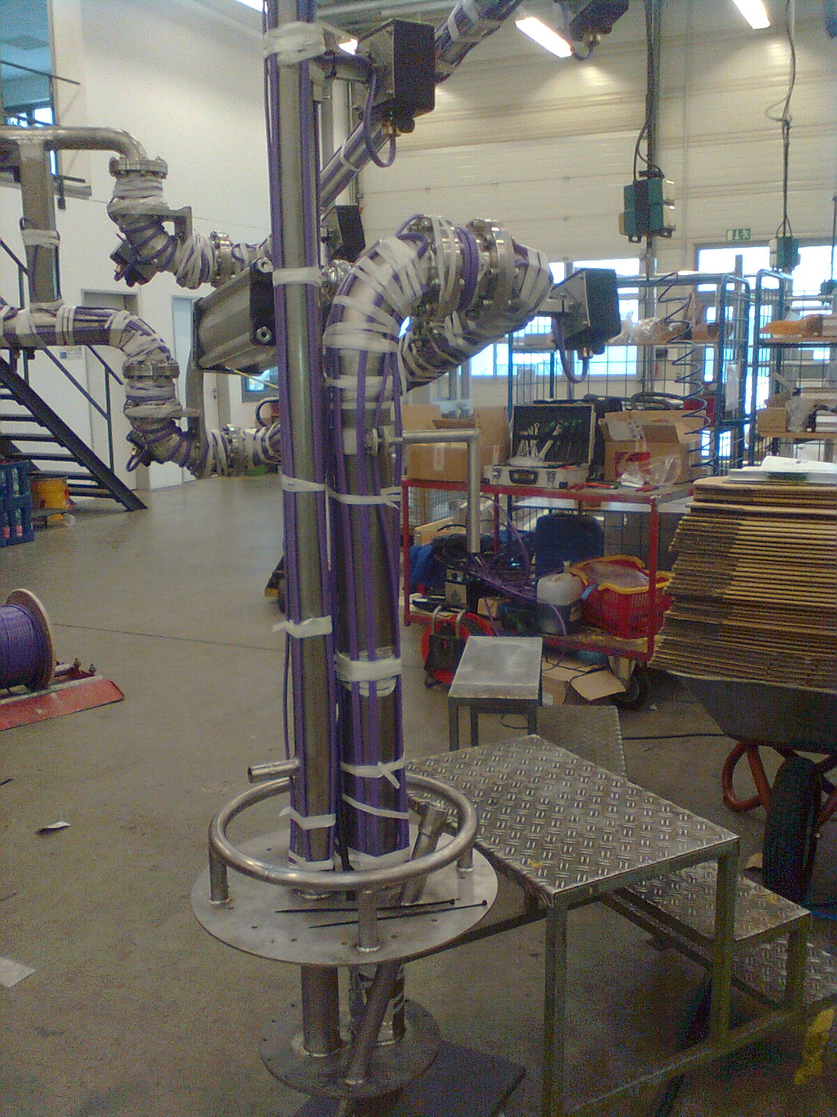 Heat tracing for a loading arm – Pro Therm, 2012