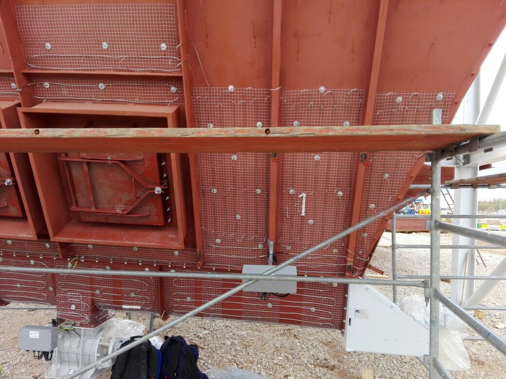Heat tracing for a filter hopper, screw conveyor and rotary valve – Pro Therm, 2017