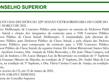 Concurso DPE BA: comissão é formada. Veja detalhes!