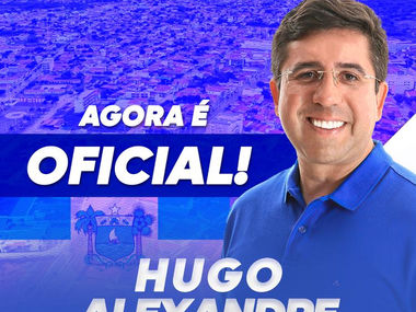 Hugo Alexandre oficializa pré-candidatura a deputado estadual