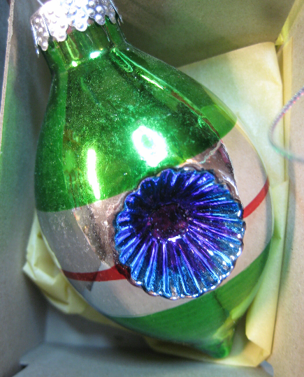 Thumbnail: Kurt Adler "Early Years" Glass Ornaments, Indents