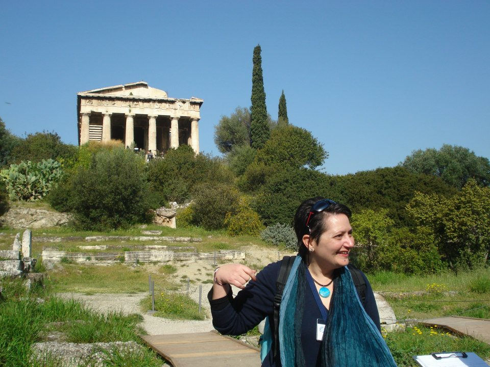 Guiding in Athens ancient Agora