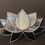 Thumbnail: Lotus Flower Suncatcher - white