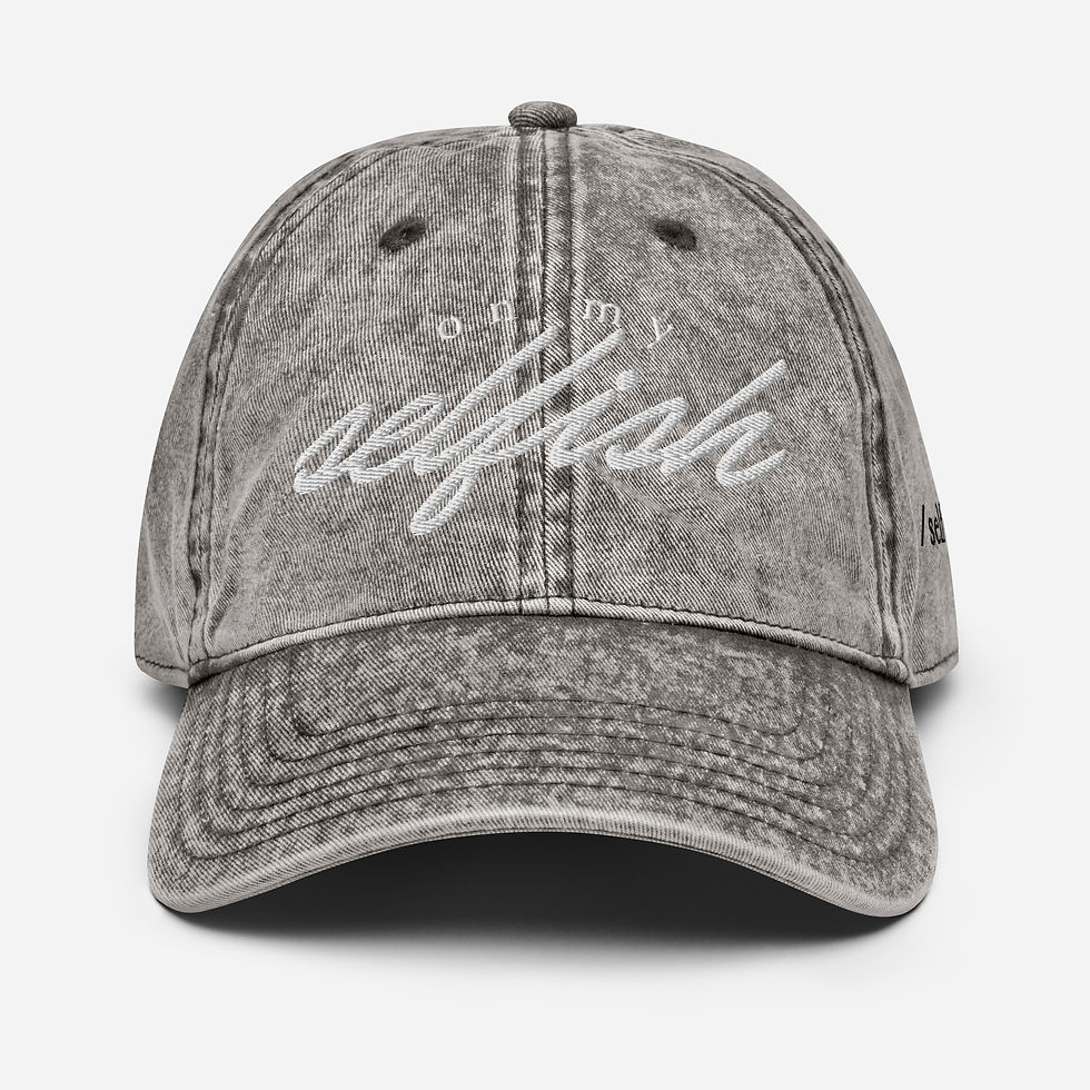 Thumbnail: on my selfish - Vintage Cotton Cap