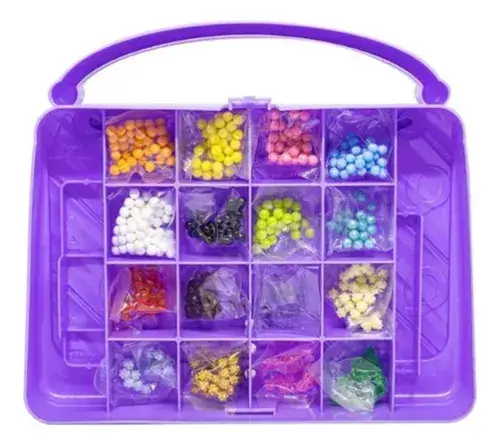 Miniatura: Decorator s carry case - Maleta liláz - Áqua Beads