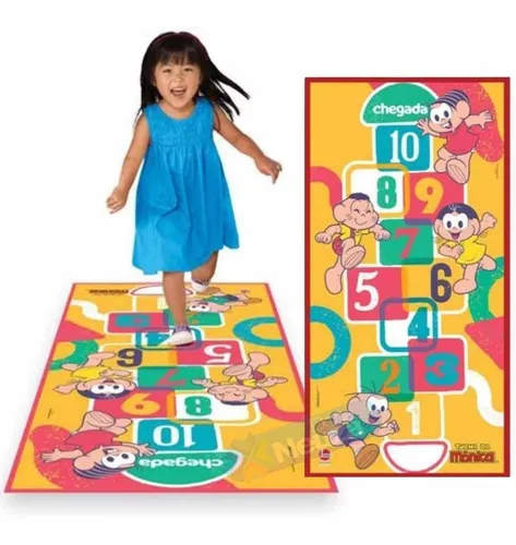 TAPETE AMARELINHA TURMA DA MÔNICA