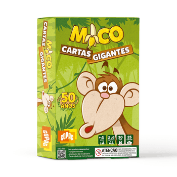 JOGO DE CARTAS MICO 25 CARTAS GIGANTES