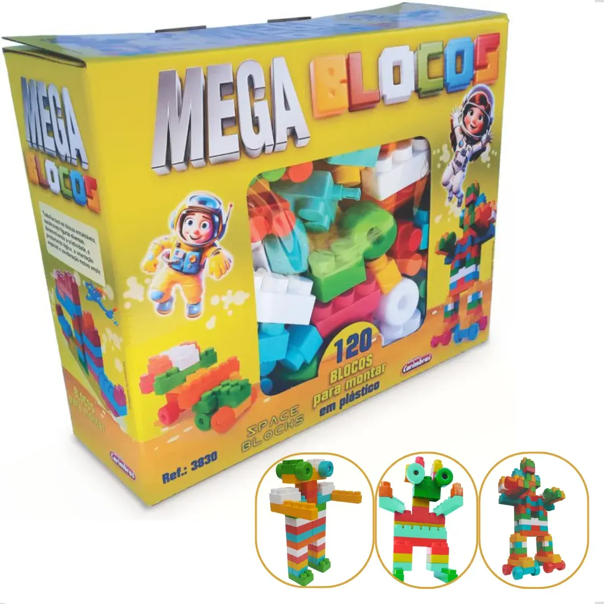 Mega Blocos - 120 peças