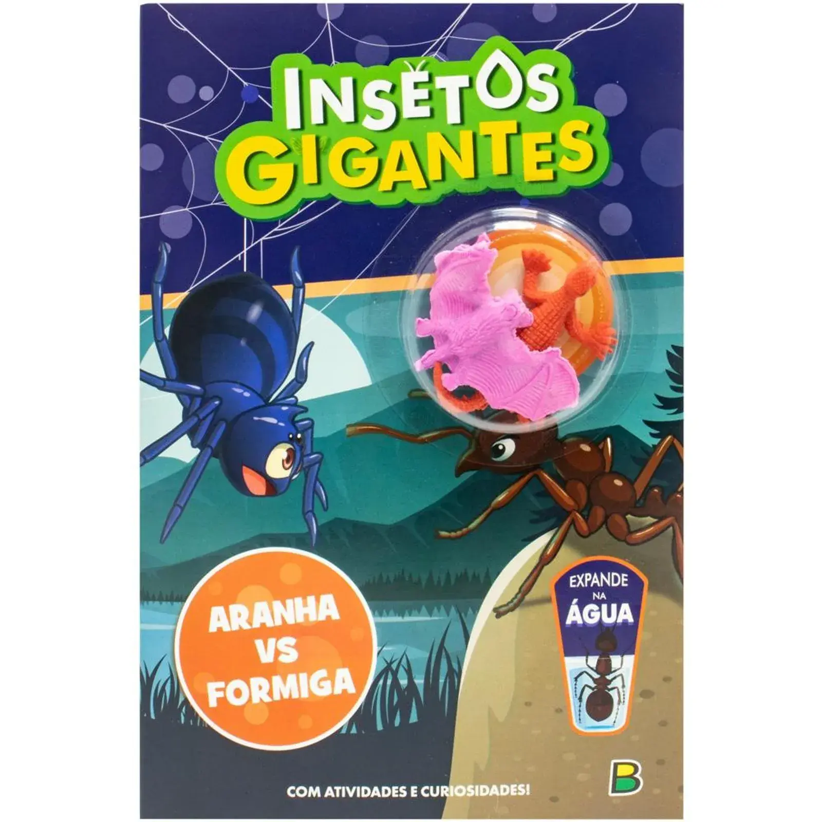 INSETOS GIGANTES - LIVRO DE ATIVIDADES: ARANHA VS FORMIGA