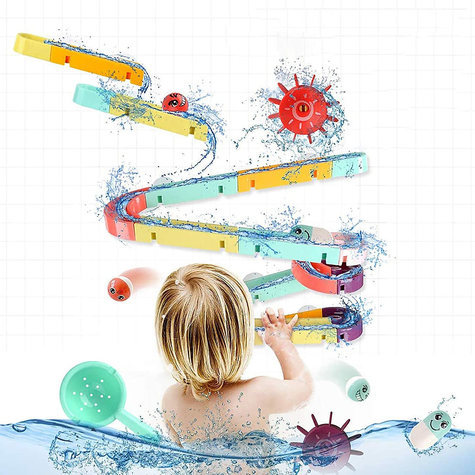 Brinquedos Aquáticos com Pista de Banheiro (BATH BALL TRACK PUZZLE TOYS)