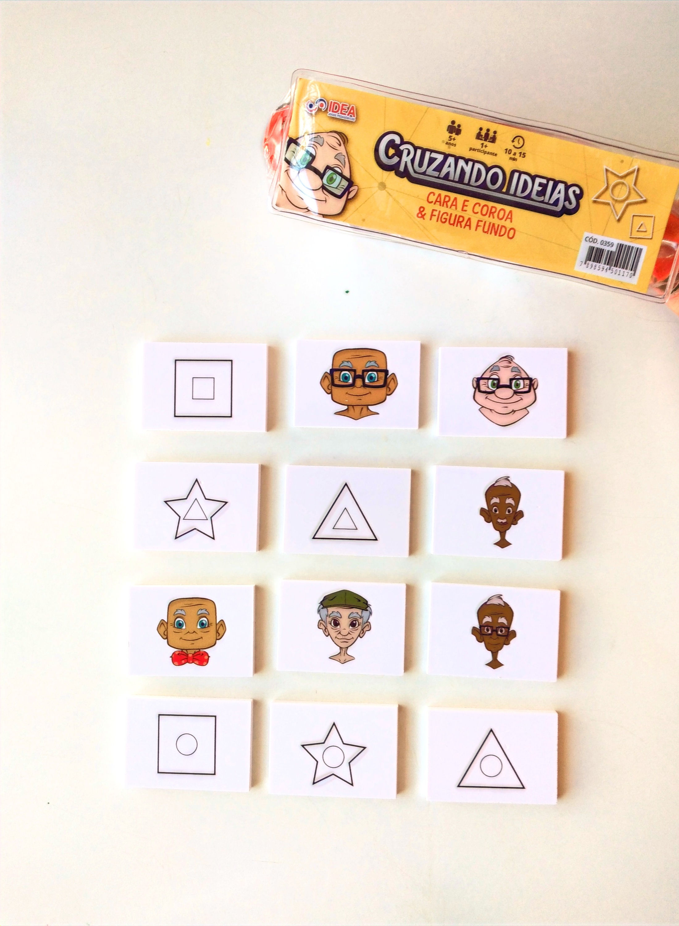 Cruzando ideias -  Expansão Cara e Coroa e Figura Fundo