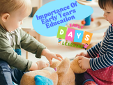 The Vital Role of Early Years Education in Child Development at Home and in Nursery Settings