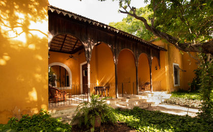 Yellow Hacienda entrance