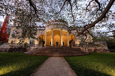 Sunset view at the main entrance