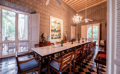 Family Table at the main Hacienda