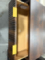 Thumbnail: Designer Wooden Dresser Gold Handles 
