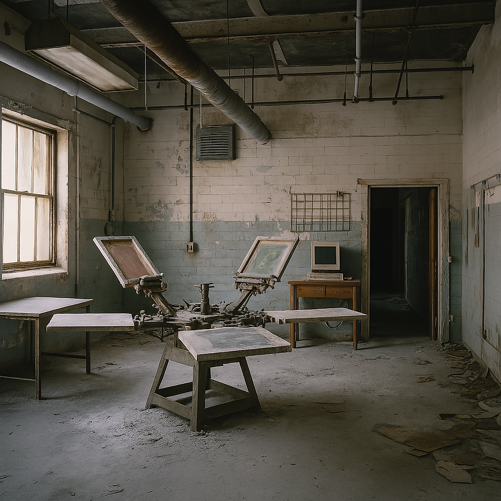 Print-on-Demand + Icy Ambient Terror: The New Creative Drop from Mall Relics