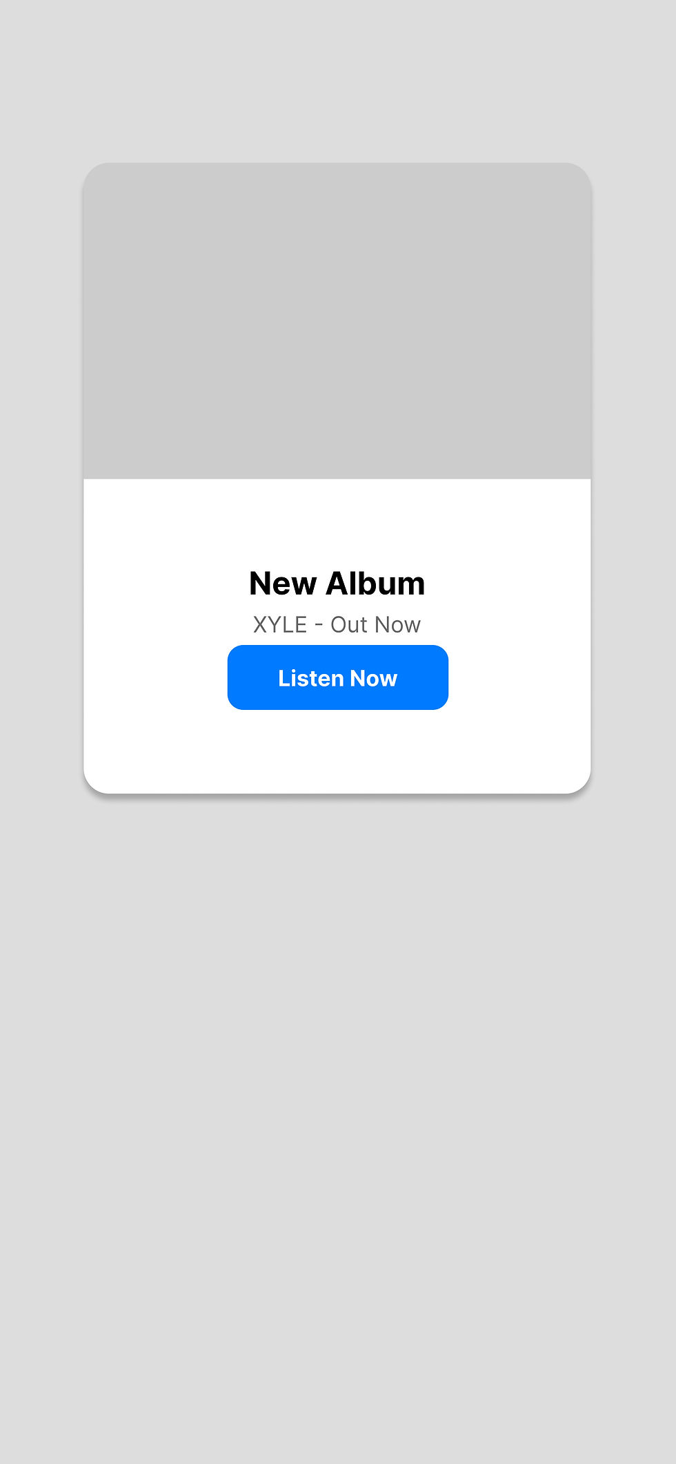 Album Promotion Banner