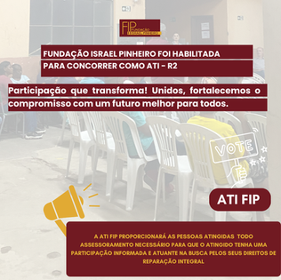 Fundação Israel Pinheiro - Plano de Trabalho R2 - Betim, Igarapé, Juatuba, Mário Campos, Mateus Leme e São Joaquim de Bicas